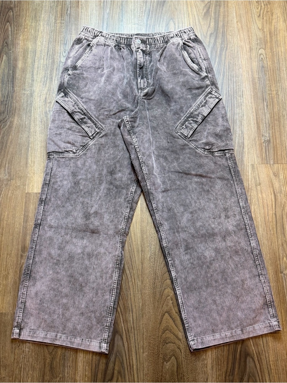 Nike Air Jordan Flight Chicago Cargo Corduroy Pants Brown HV0526-237 Men’s Large